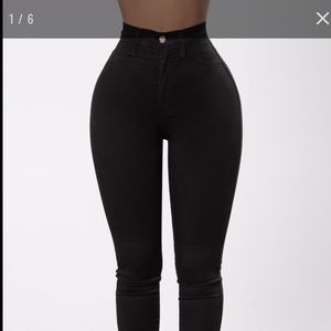 Black High Waisted Jeggings